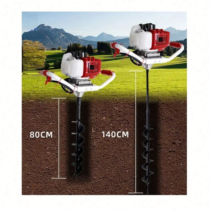 Agricultural Digging Machine Post Hole Digger Gasoline Earth Auger Drill Machine Gas Earth Auger for Sale