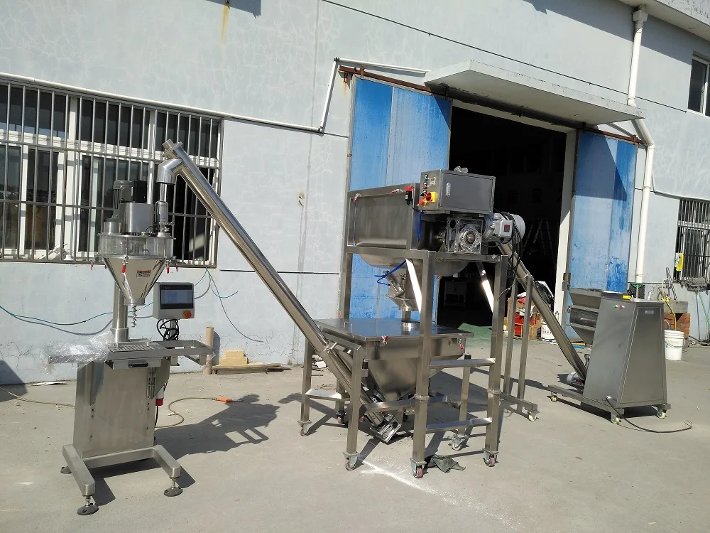 
Сухие порошковые пакеты, упаковочная линия для смешивания и производства 