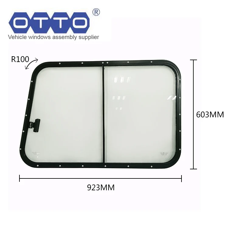 Cheap Airport Shutter  Window Side Bus Camper Sliding Window for Tractor