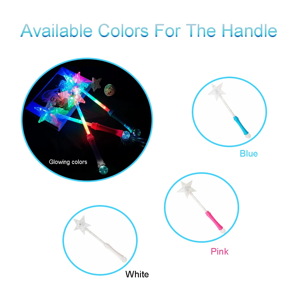 Ishine, оптовая продажа, товары для вечеринок, новый год, новинка, Детские светящиеся игрушки, светящиеся в темноте, волшебная палочка со звездой, светодиодная палочка