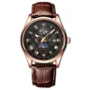 Peau marron or rose noir