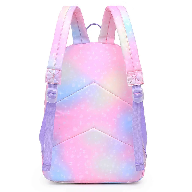 Best Selling Waterproof Polyester School Bags Lightweight Lovely Pink