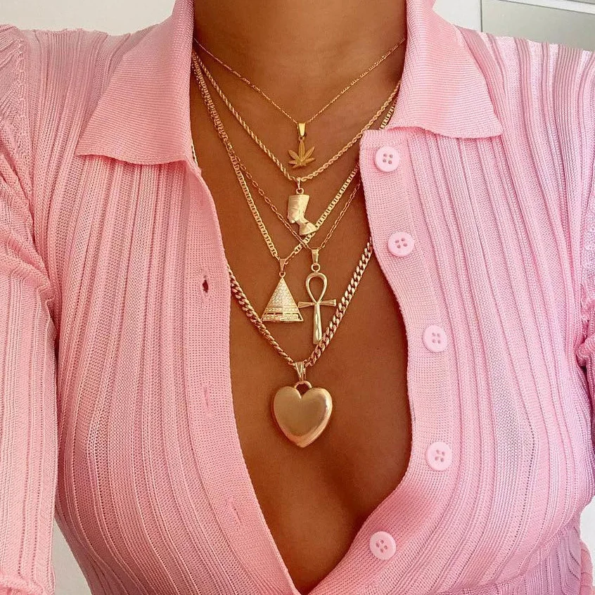 Buy Multi Layer Necklace,Gold Necklaces 