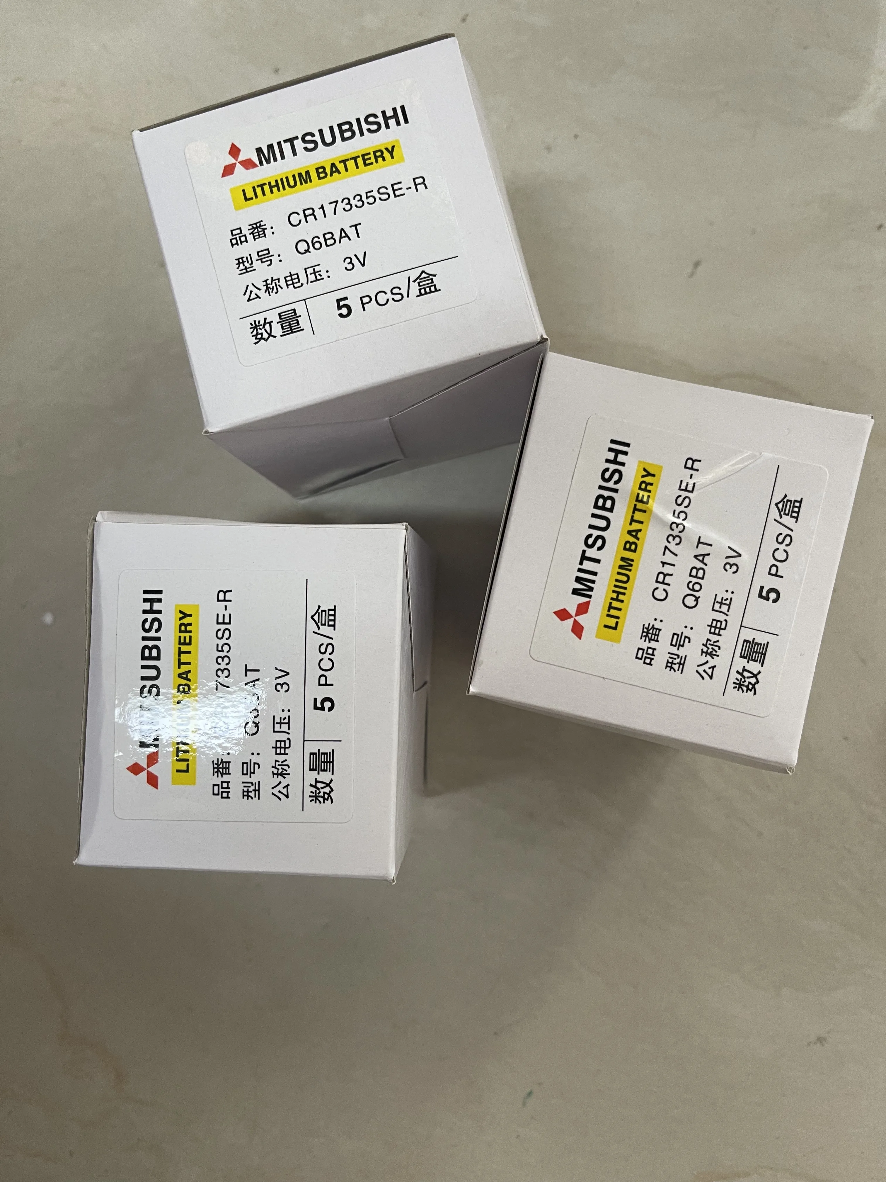 Mitsubishi PLC Lithium Battery Q6BAT CR17335SE-R