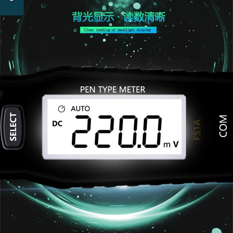 4000 Digits Pen Type Digital Multimeter AC/DC 600V 200mA 40M Ohm 4mF Meter DMM Multimetro with Non-contact Voltage Detector