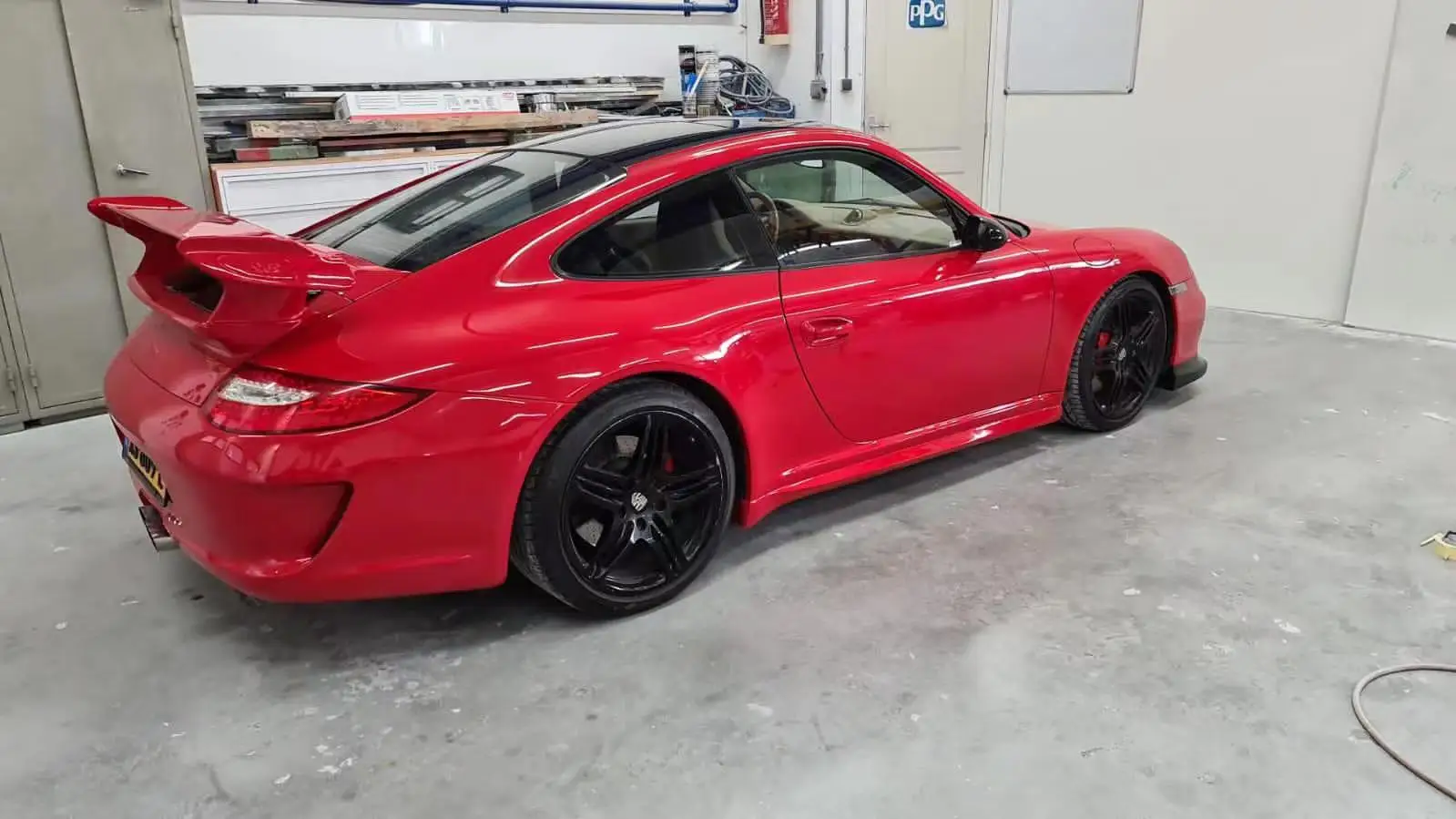 Задний спойлер и задний спойлер для багажника для Porsche 997 GT3