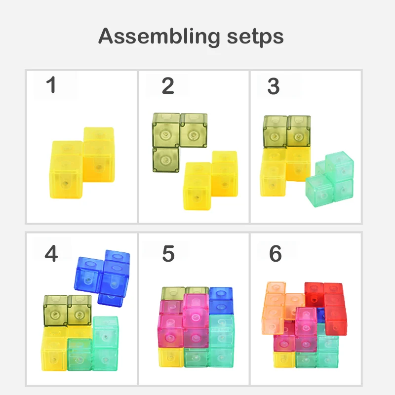 7pcs Magic Magnetic Block preview 2
