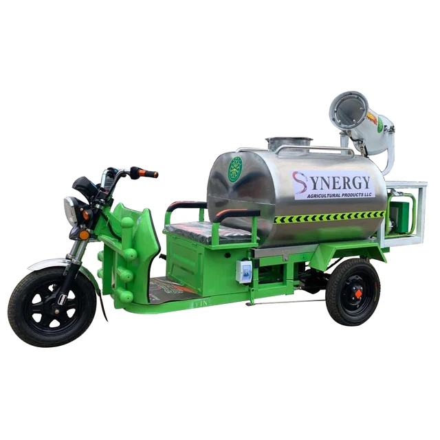 2023 chang li Mini Tractor Water Tanker Small Watering Cart Motor Tricycle Water Spray Truck