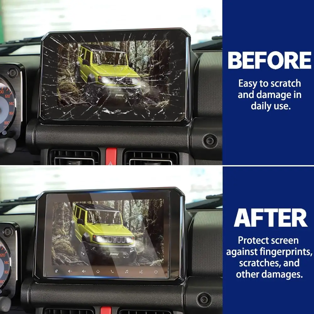 Auto Touch Screen Protector Tempered Glass for Suzuki Jimny 4Door 2023-2025 Decorative Cover Trim Car Refit Accessories