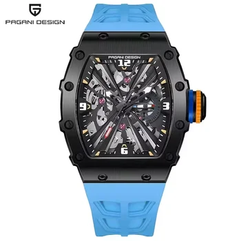 2024 PAGANI Design 1738 Men Hollow Quartz Watches VH65 Watch Luminous Reloj Hombre AR Sapphire Mirror Sports for Men
