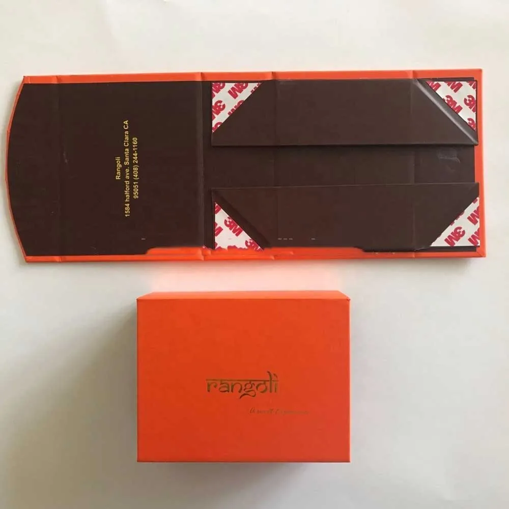 Custom Magnetic Closure Flat Pack Foldable Paper Cardboard Gift Box ...