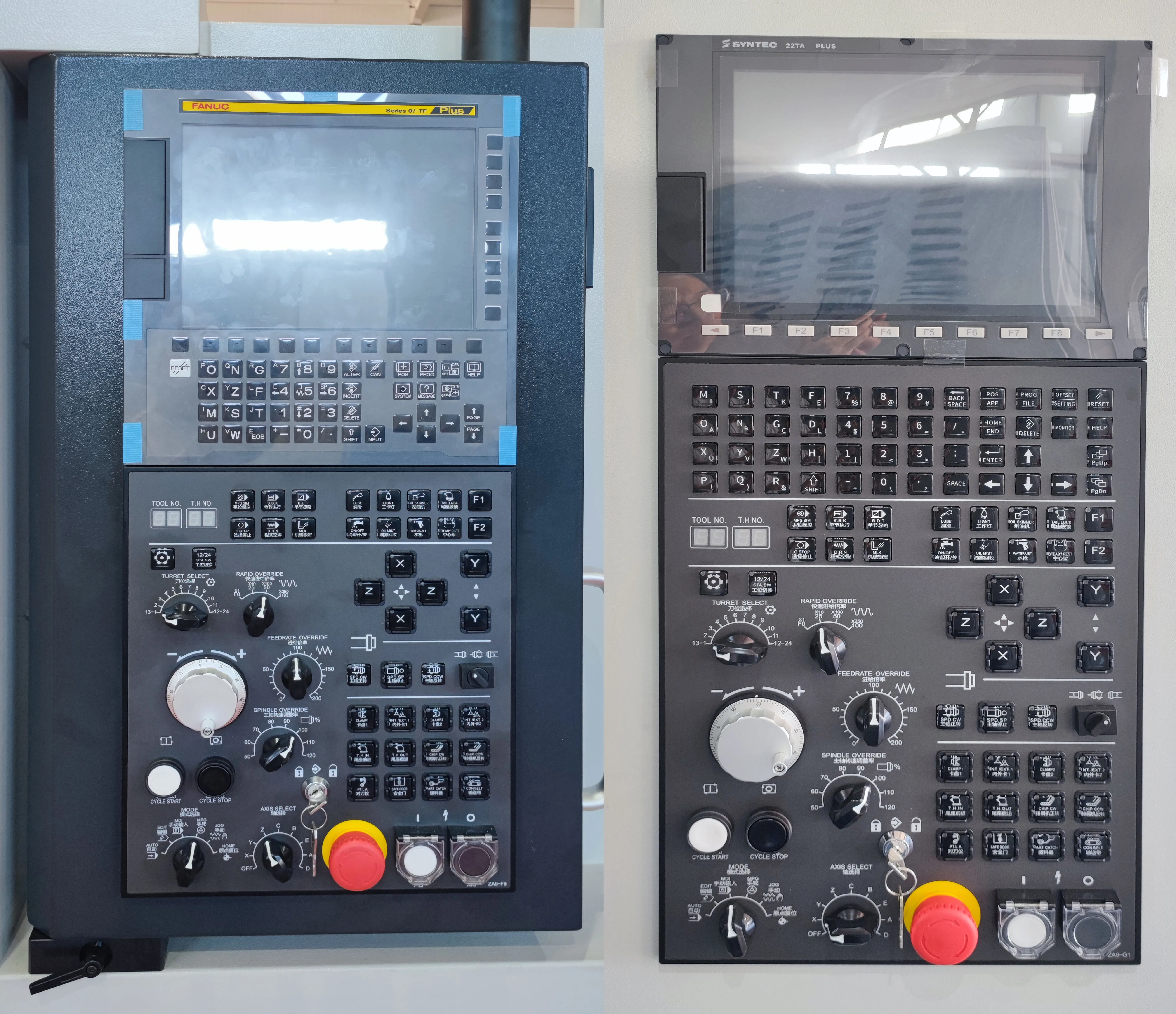 product non standard wf et205y medium duty 4 axis cnc turning center fanuc control system slant bed weifu processing 12 tool stations-14