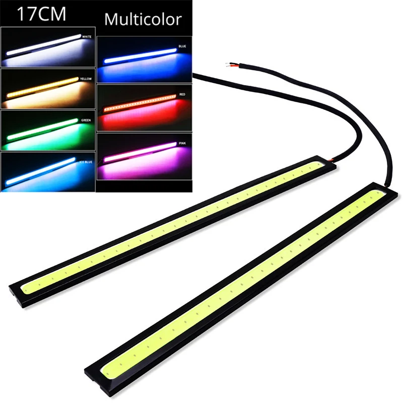 Buy 17CM Car LED COB DRL Daytime Running Light Waterproof 12V Led Car Buy 17CM Car LED COB DRL Daytime Running Light Waterproof 12V Led Car