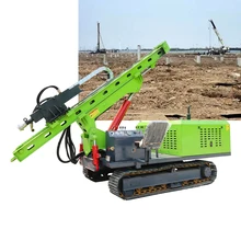 Convenient Flexible Diesel Engine Powered Pile Driver With Hammer Pile Diver For Solar Pile