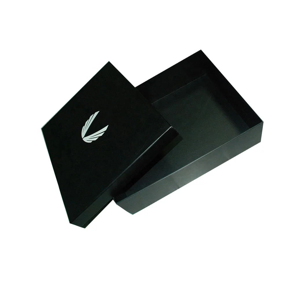 Luxury Custom Lid Base Black Usb Stick Cable Paper Package Card Wedding Usb Flash Drive Packaging Box Gift Box for Usb c Cable