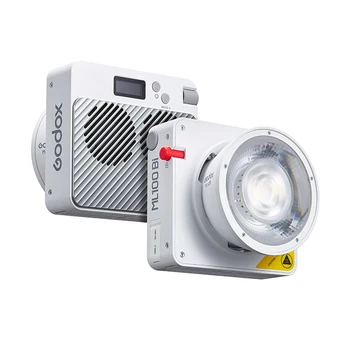 Godox ML100Bi 120W LED Video Light, 2800K-6500K Bi-Color Video Lighting, 34300 Lux CRI 97+/TLCI 98+, APP Control, USB-C Charging