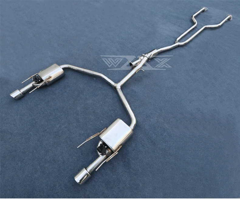 Stainless Steel Exhaust Pipes Exhaust Muffler Mid Pipe For Toyota Crown 2.5 3.0 2007-2022 Valve Control Catback Exhaust System