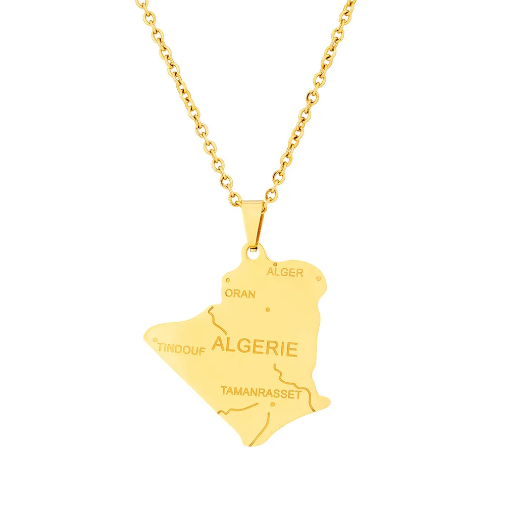 Map Necklace