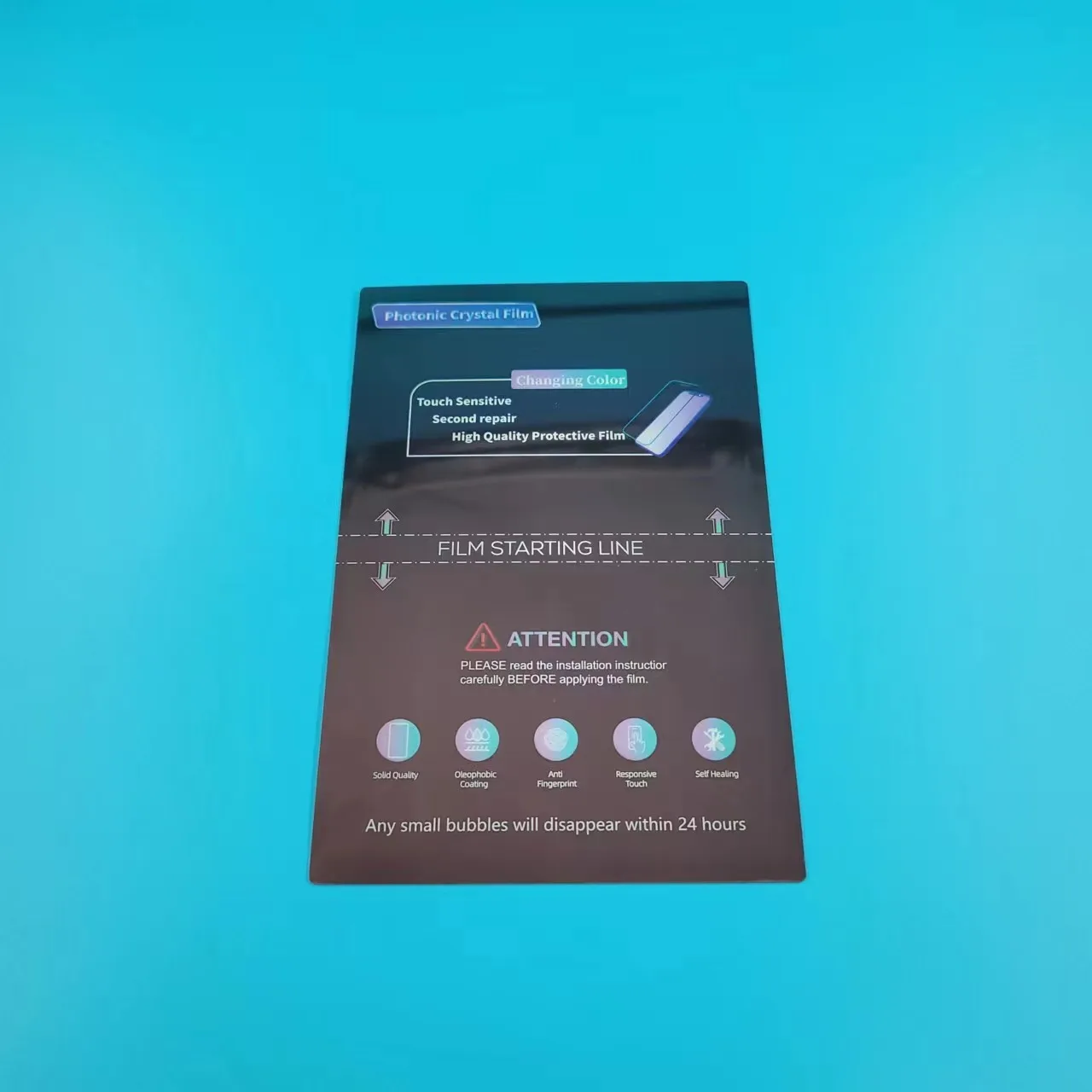 FOSIDA New Style Self Healing Colorful Photonic Crystal HD TPU Mobiles Screen Protector Cutting Raw Materials Film Tpu Hydrogel