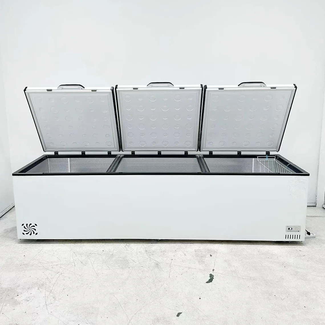 Chest Freezer Double Compressor 4 Door Chest Freezer