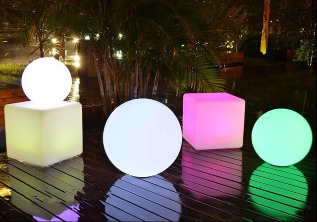 
 Подсветка rgb 16 видов цветов сменный наружный пластиковый светодиодный кубический стул мебель для улицы  