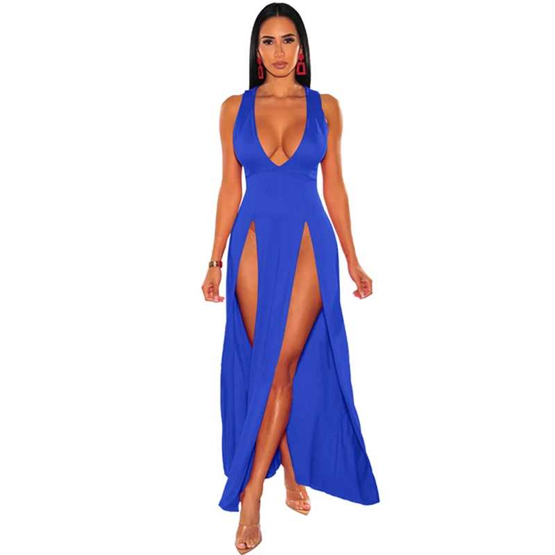chinese dress ladies Fleur Formal Double High Slit Dress