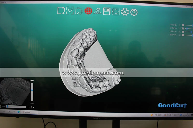 Dental 3D Scanner Machine with Camera for Object Articulator Scan