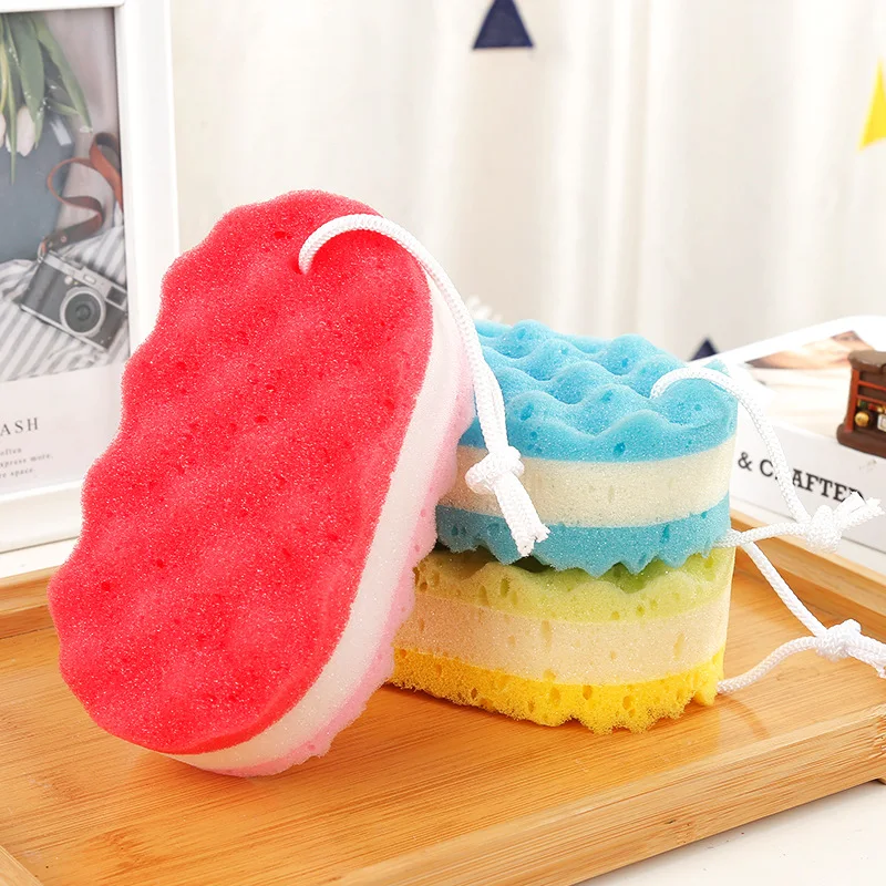 Natural Bath Sponge Shower Magic With Rope Rinse Free Sponges Cleaning