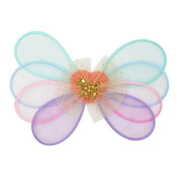 New Wings Princess Butterfly Costume Girls Unicorn Fairy Wings for Kids Dress up Birthday Party