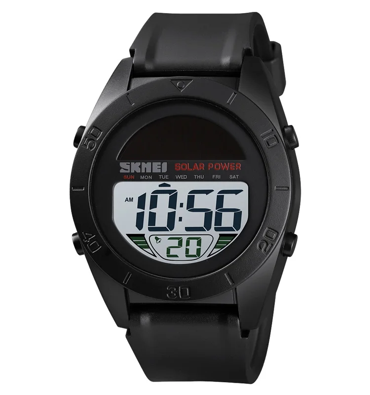 Skmei watch 2024 solar power