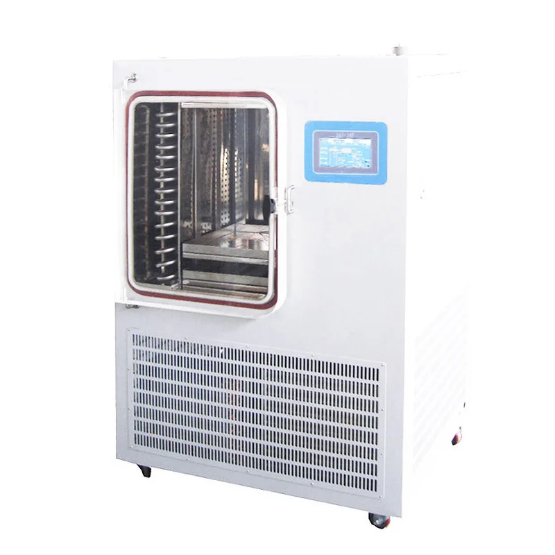  Wixkix Mini Scientific Vacuum Freeze Drying Equipment, 0.4㎡  4-Tray Vacuum Sublimation Freeze Dryer Machine for Home, Lab, 4-6kg  Capacity : Home & Kitchen