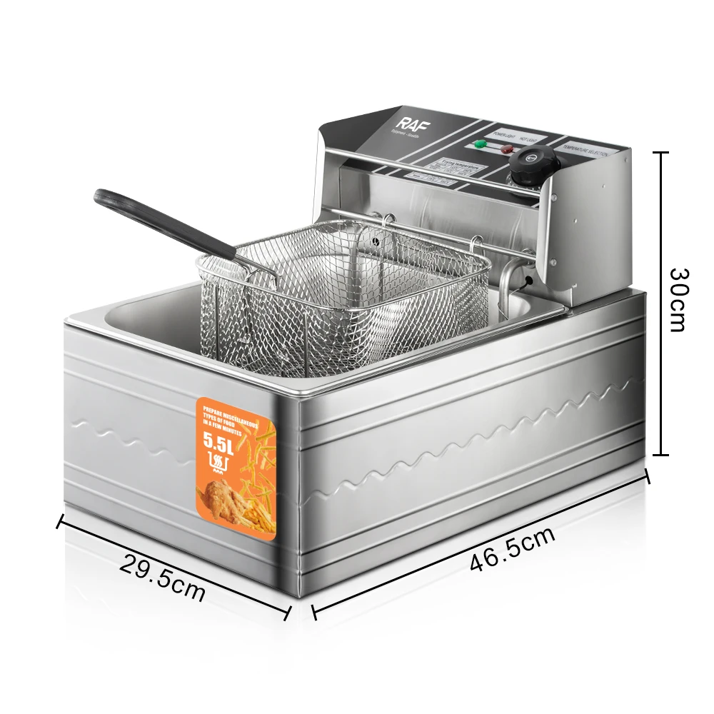 RAF 6L Deep Fryer - Efficient Frying for Home & Commercial RAF 6L Deep Fryer - Efficient Frying for Home & Commercial