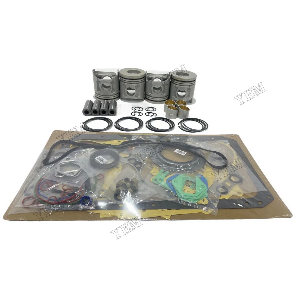 Engine Rebuild Kit With Piston Ring Cylinder Gaskets Compatible for Mitsubishi 4D34 Engine Parts Factory 2