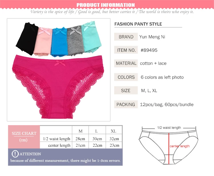 Yun Meng Ni Underwear Women Cotton Lace Ladies Sexy Panties Buy Sexy