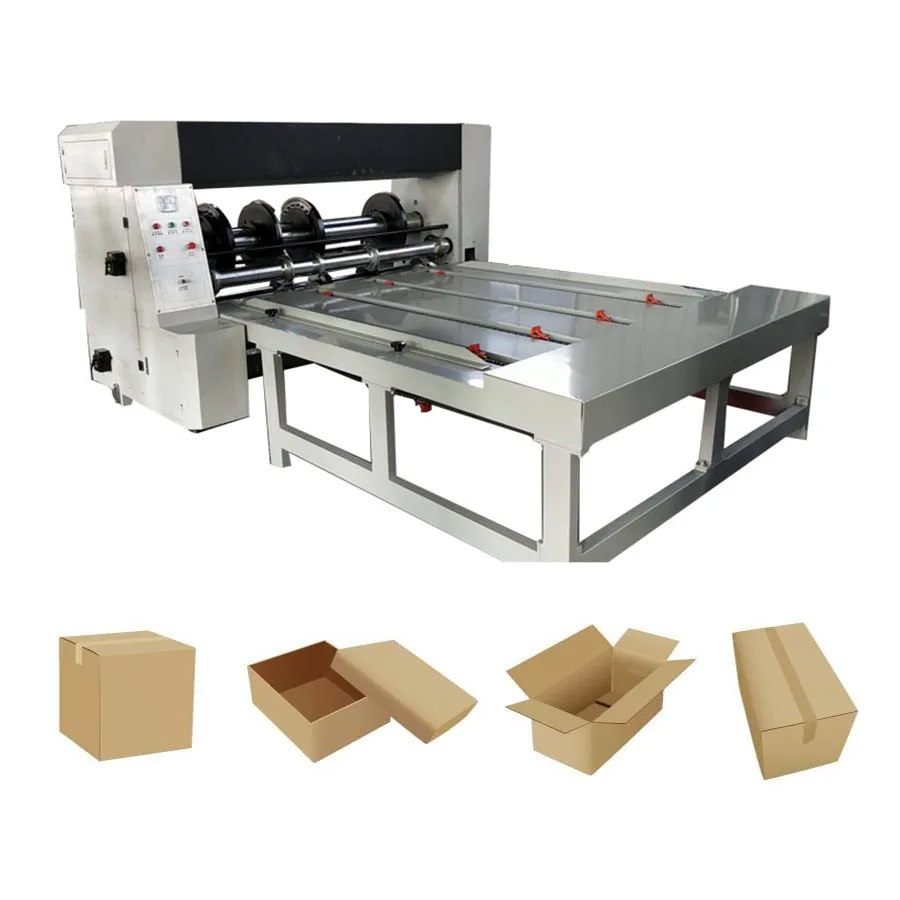 Fully Automatic Corrugated Box Packing Making Machine /paper Board Slotter Making Machine to Make Cardboard Boxes