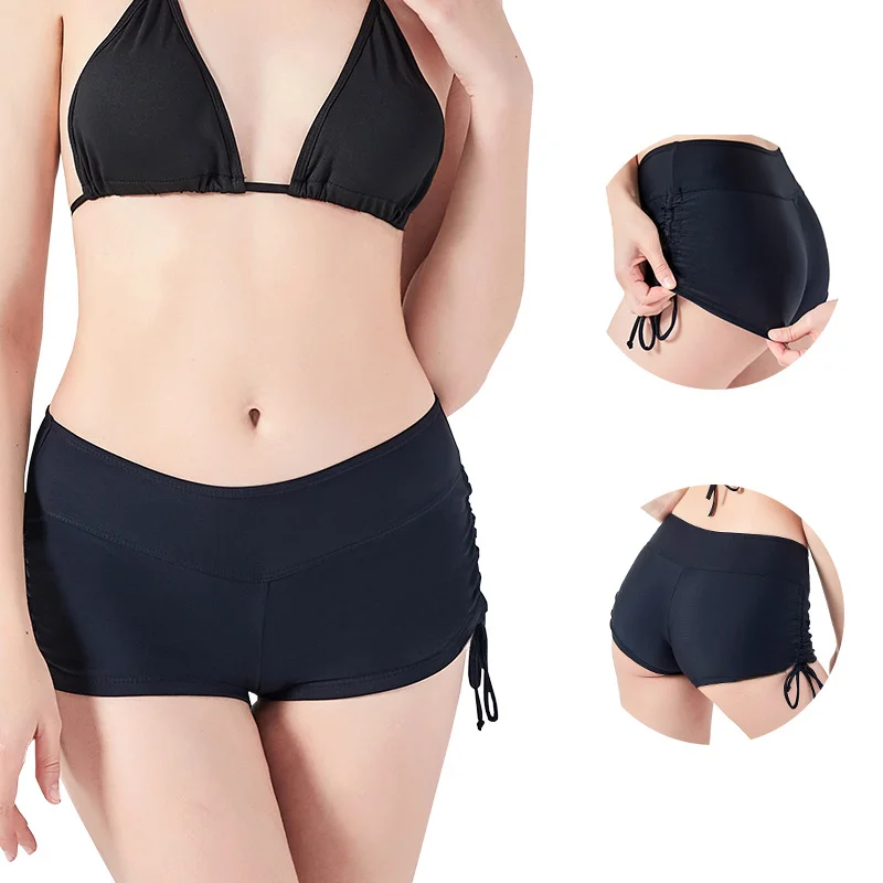 Drawstring Period Swim Short -gusset reference