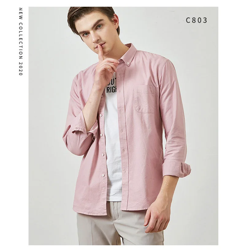Custom Hot Selling Good Quality Casual Plain Men's New Dress Shirts Cotton Linen Shirt