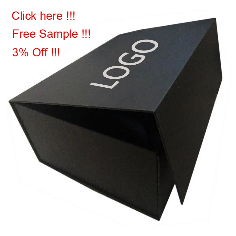 Alibaba.com: Custom Black Book Shaped Gift Boxes with Logo, 2mm Thick ...
