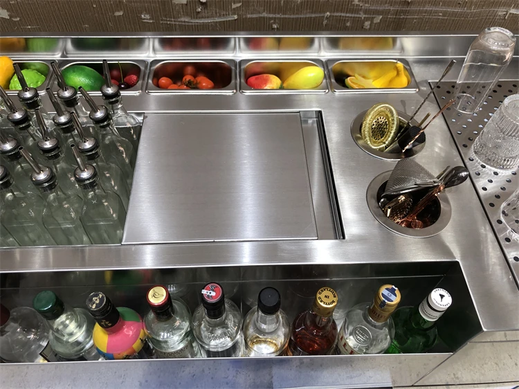 純正ケース付き！BAR COUNTER TABLE SMBT×NTF 360° Solid Wood Rotating Bar Table with Double Side Storage