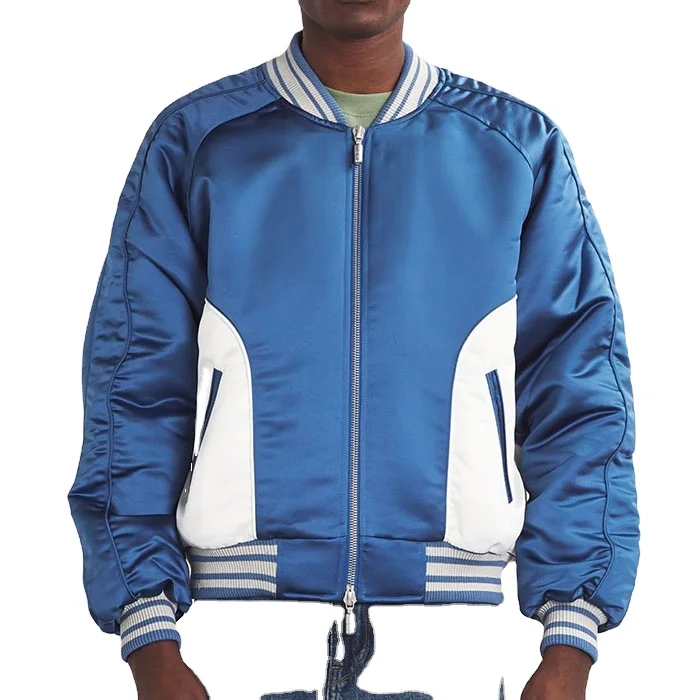 Satin Bomber Designer Bomber Jacket Mens Shop Our OEM Custom