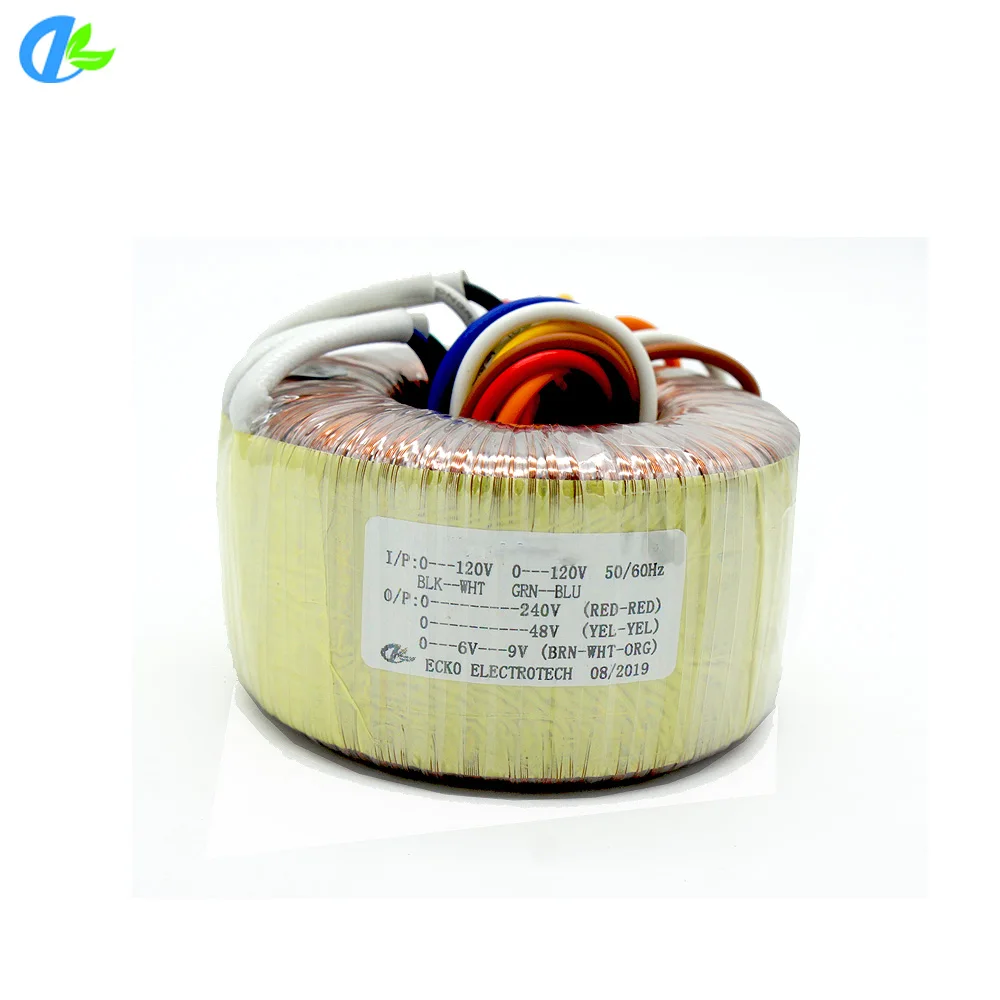 Custom Toroidal Transformer OEM/ODM Service 20VA-25KVA Any Input/Output Voltage with UL/CECertification