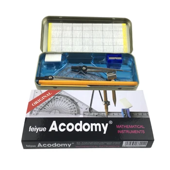 Compass Math Instruments Set Plastic Compass Ruler Iron Box Max Metal ...
