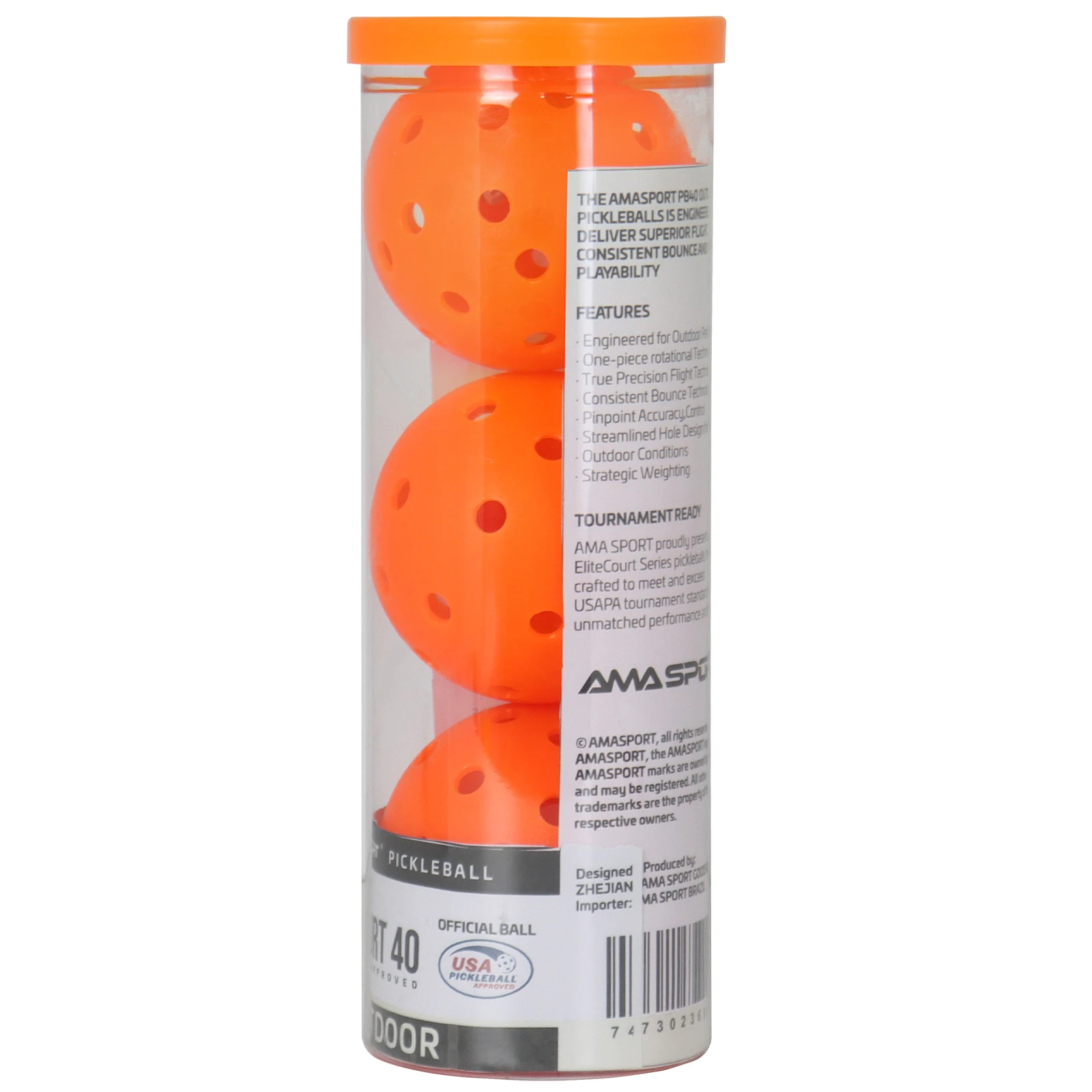 Palline Da Pickleball Indoor OZO - Set Di 3, Approvate USAPA - Foto 2