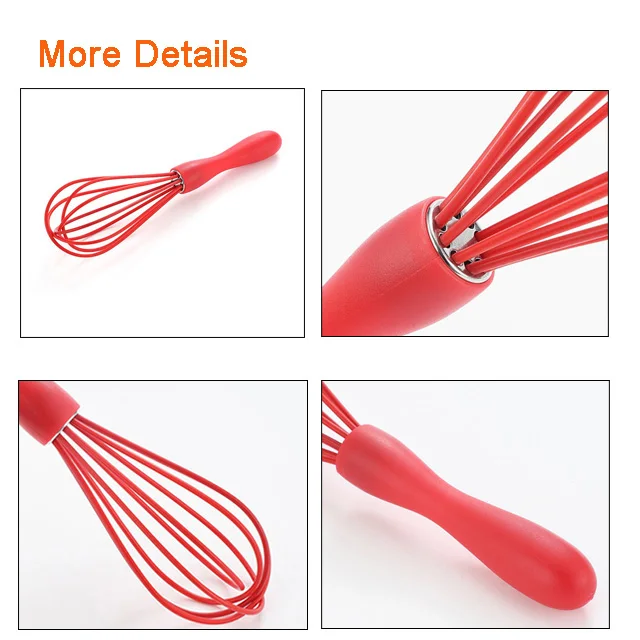 Manual Egg Beater Silicone Mixer And Pasta Mixer Household Small Egg
