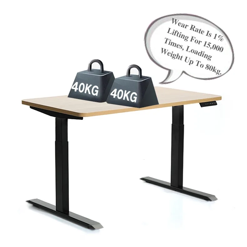 Hot selling office height adjustable table intelligent work electric sit stand desk