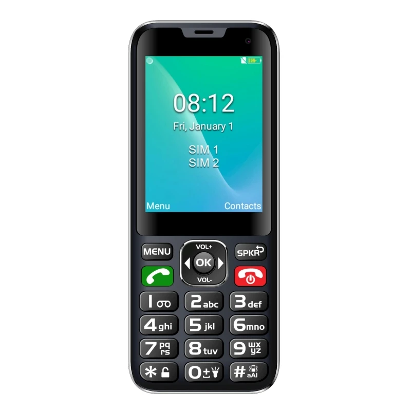 L2801 User Friendly Dual SIM Slim Keypad Mobile Phone Small Keypad Mobile Phone Mobile Phone Russian Keypad