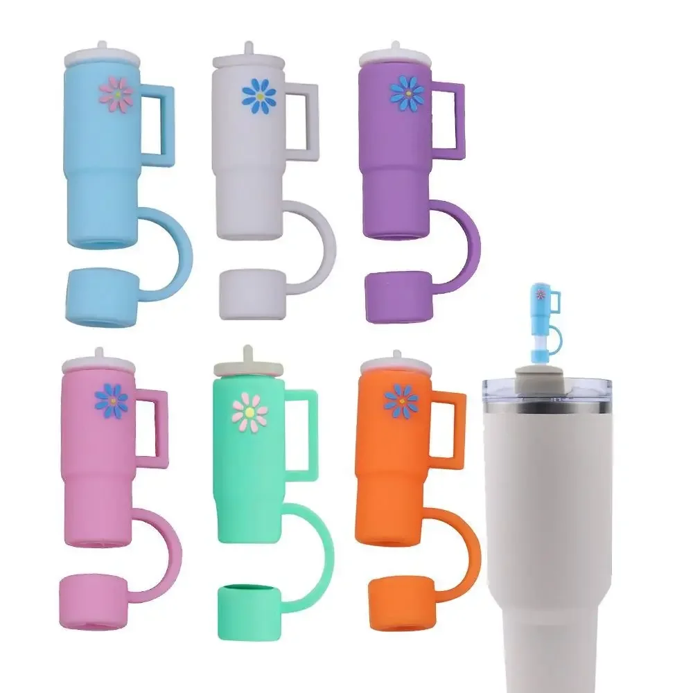 Custom Eco-Friendly Nurse Cow Boy Hat Design Reusable 8-12mm Silicone Straw Tumbler Bar Accessory with Custom Logo