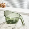 Rice washing basket [transparent green]