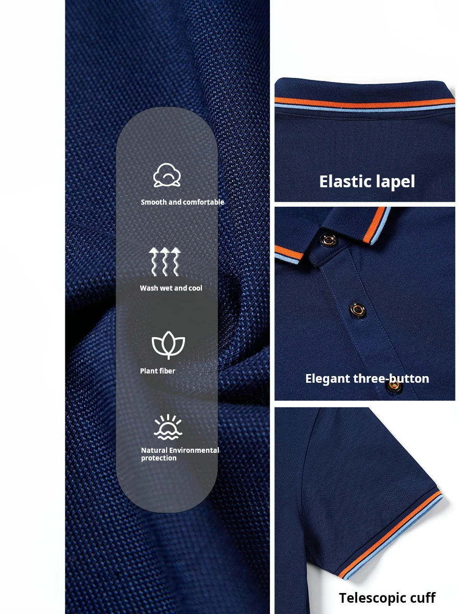Best quality cotton Absorb sweat fabric polo shirts Unisex casual staff custom polo t shirts Anti-Shrink