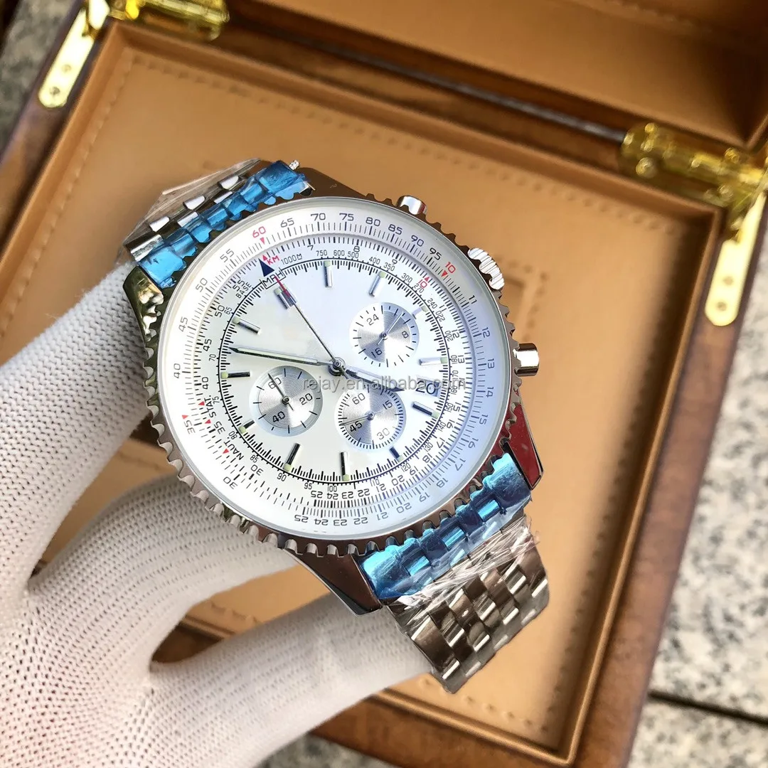 Orologio da uomo 3ATM impermeabile, orologio da polso con indicatori luminosi, orologio in acciaio inox con cinturino regolabile, orologio analogico per il controllo del tempo, Argento bianco, Moderno